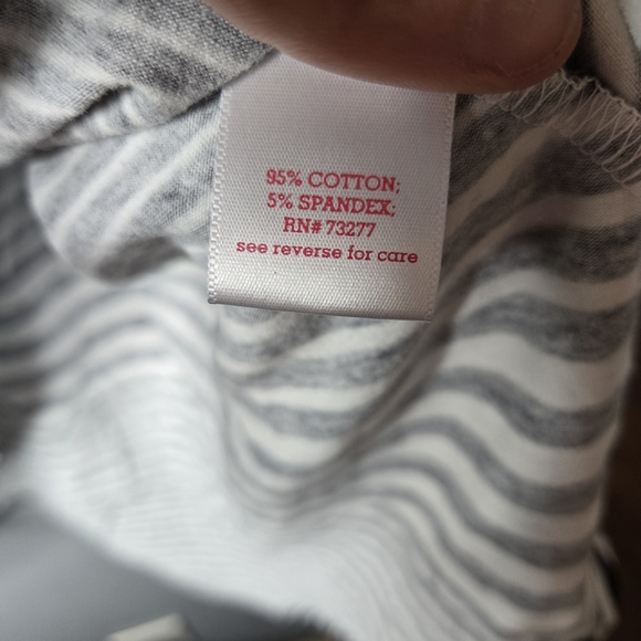 Girls Size 14 Black White Striped Fit & Flare Dress Crisscross Back Stretch - Picture 3 of 4